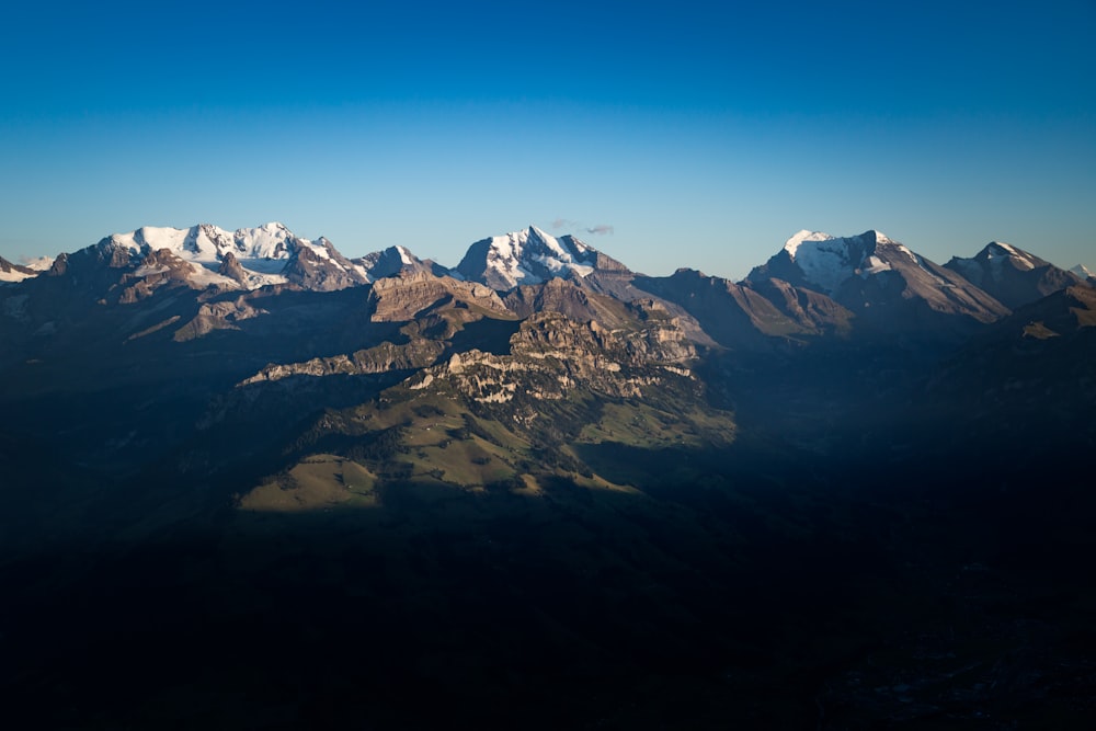 photo of mountains and sky