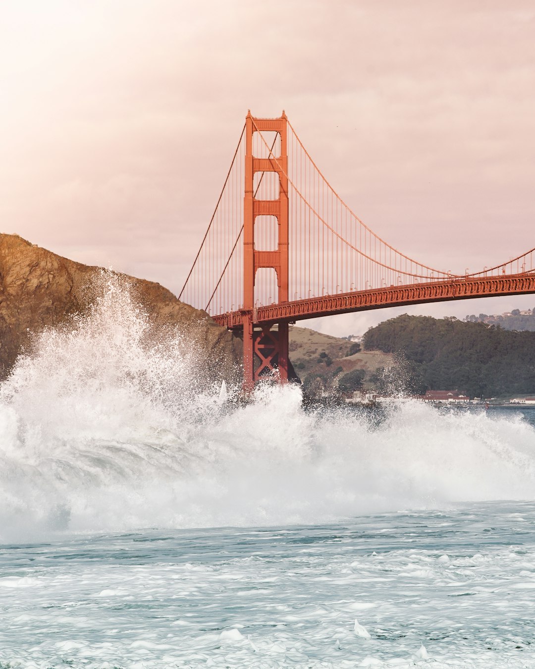 Suspension bridge photo spot Baker Beach Blue Park