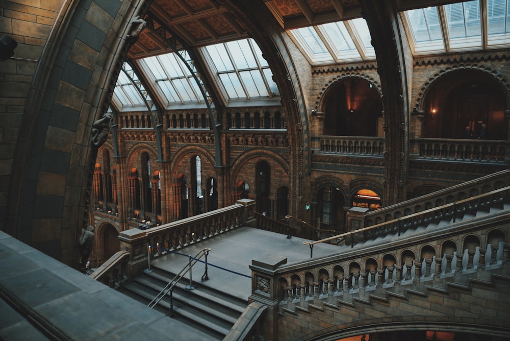 brown concrete building interior