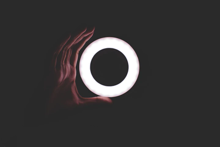 Round LED ring light