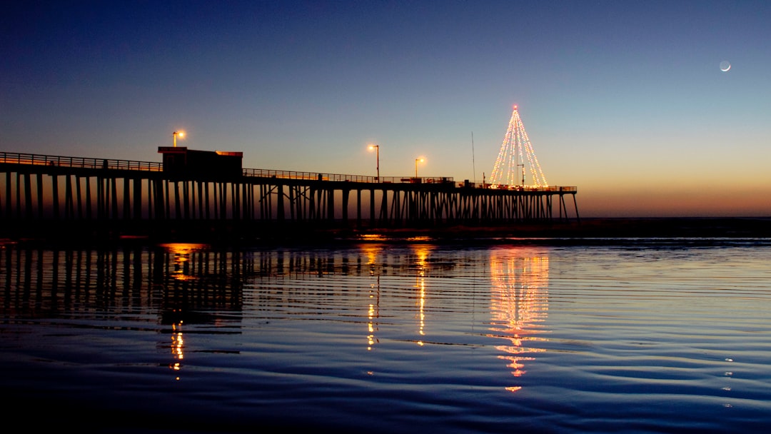 silhouette of bridge