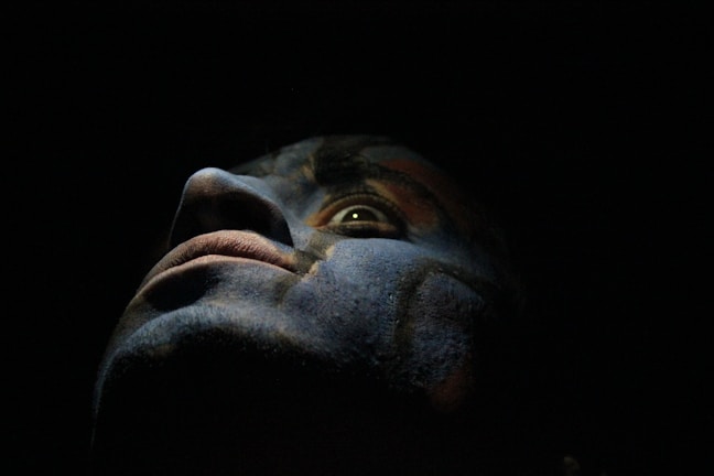 A creative art direction shot with dramatic lighting and composition.