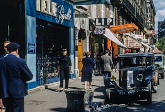 A vintage Kress store in Honolulu bustling with shoppers in the 1950s.