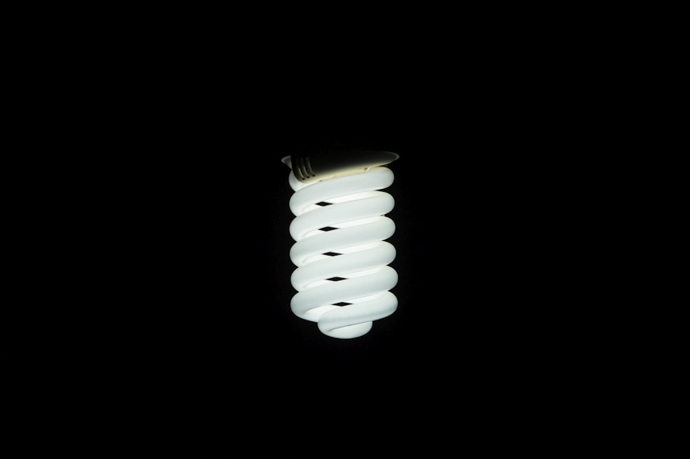 turned on light bulb