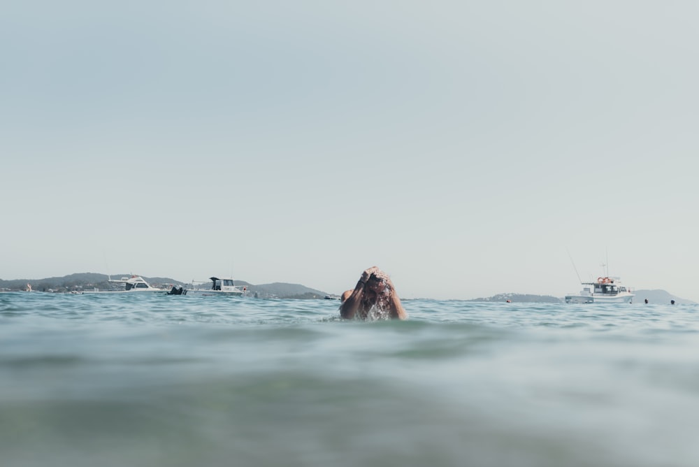 man on water during daytime