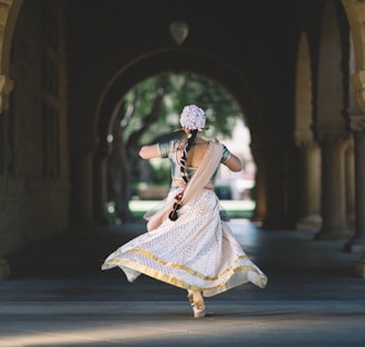 indian classical dance on hallway