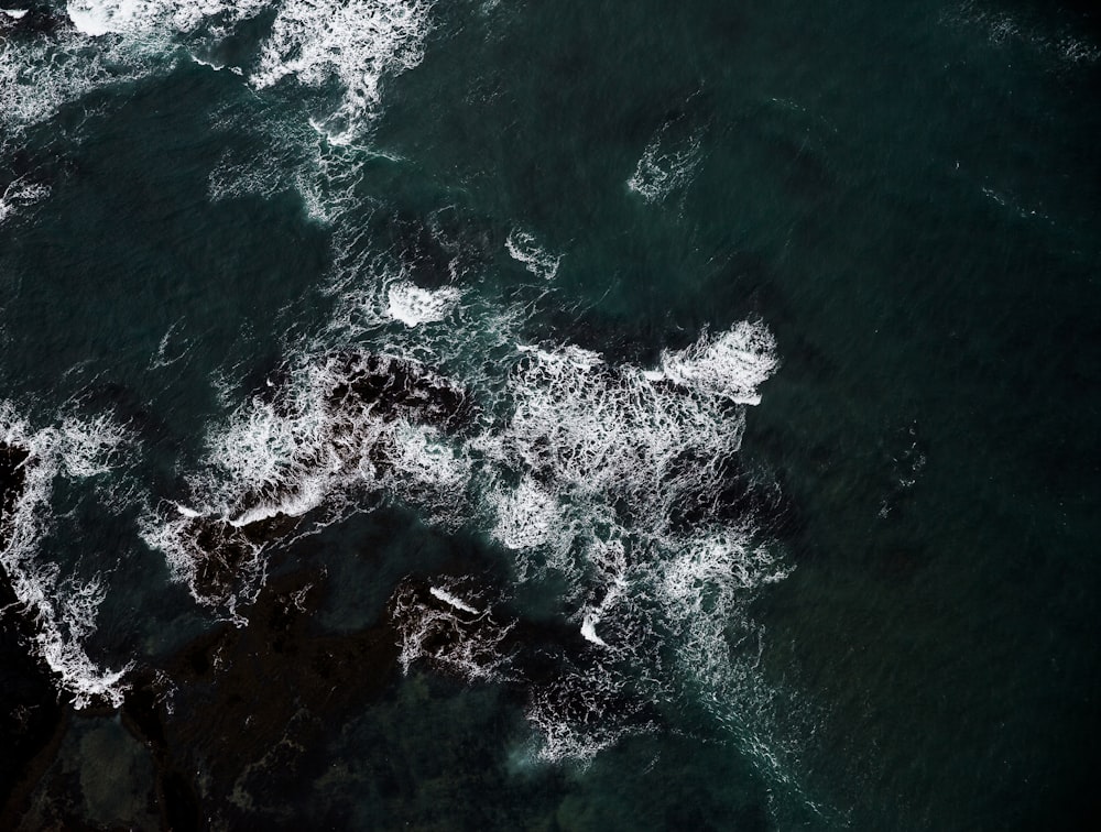 aerial photography of ocean