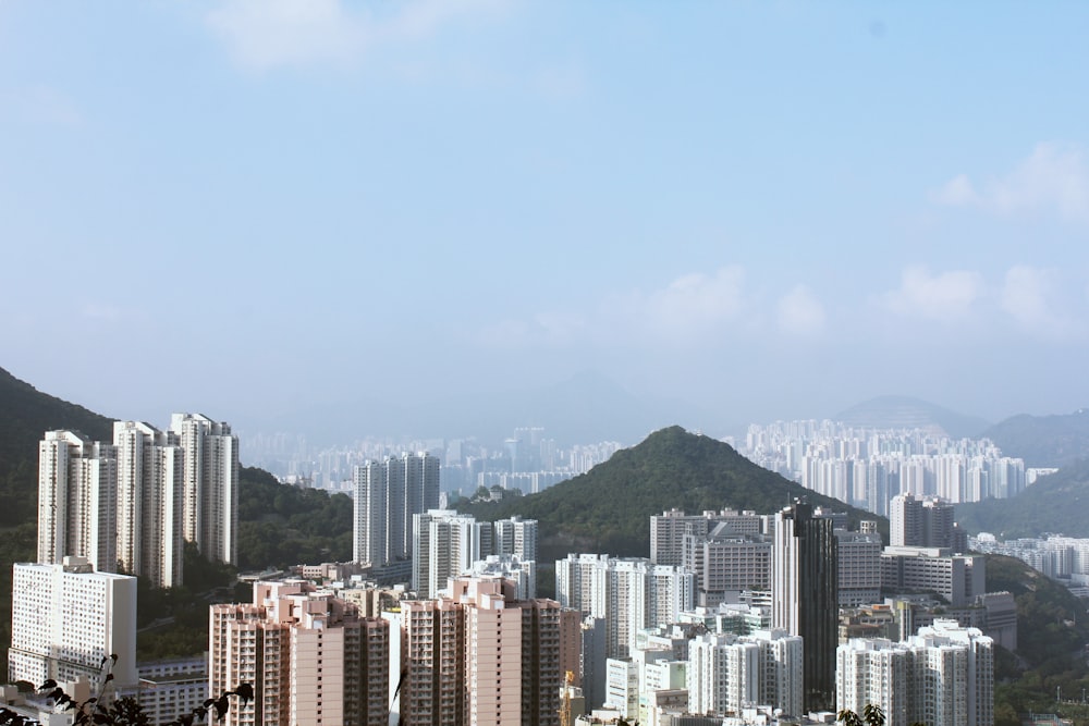 photography of white and gray concrete buildings