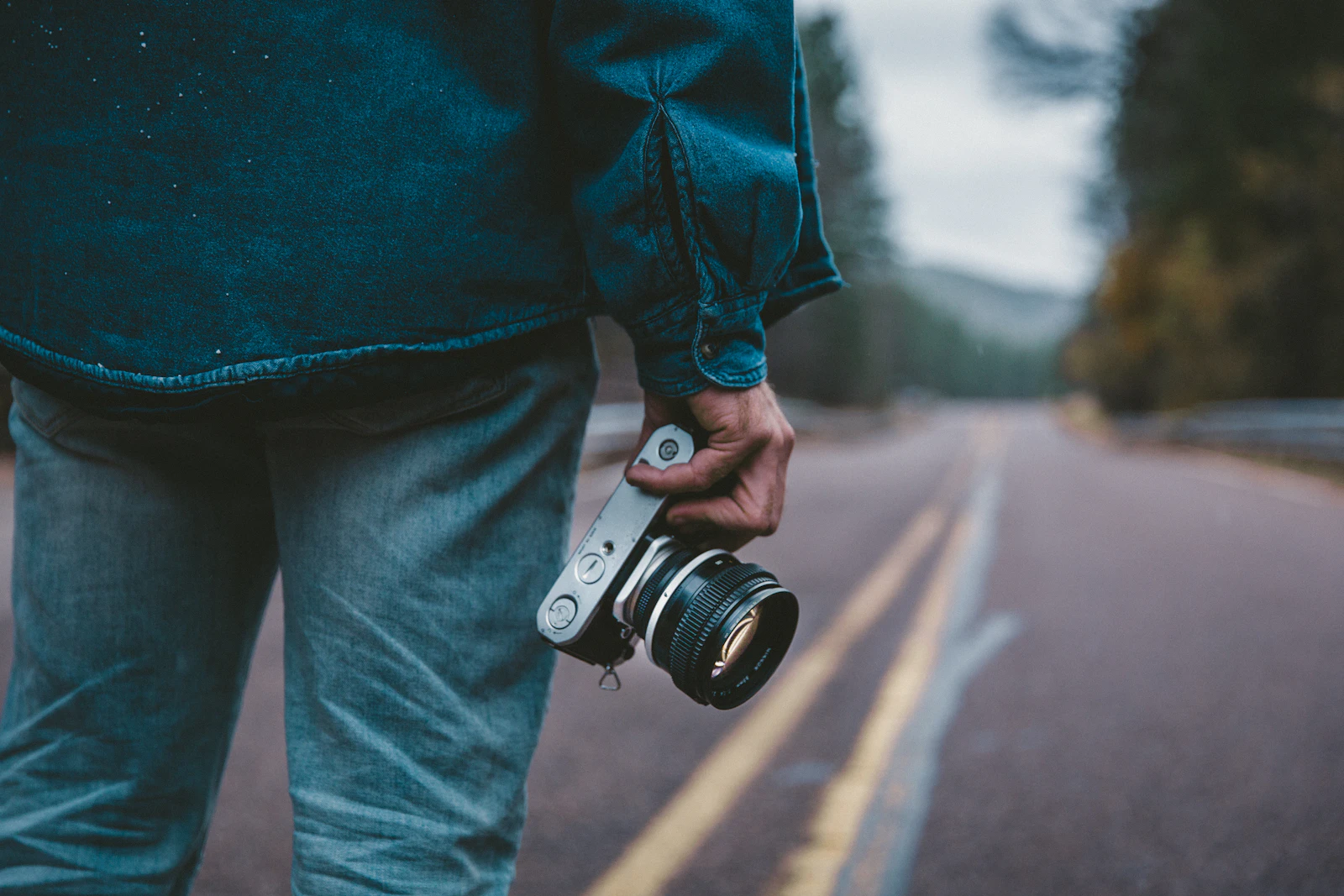 camera ready for a city photography session in Berlin