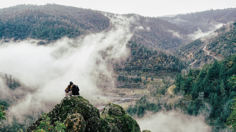 cloudy sky in the mountain