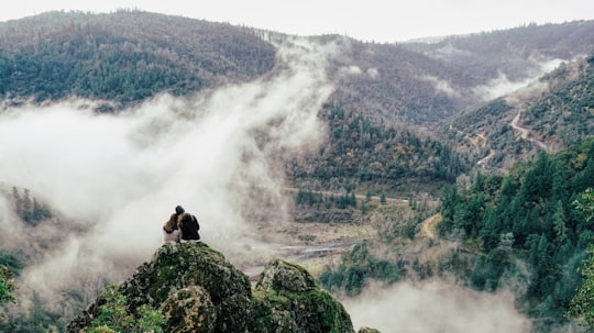 cloudy sky in the mountain in Foresthill Bridge United States