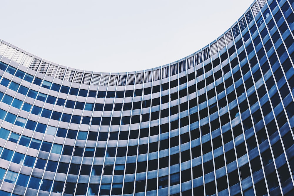 photo of blue building