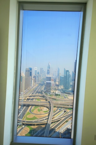 Panoramic view showing the highway linking urbanesst plots to major city centers.