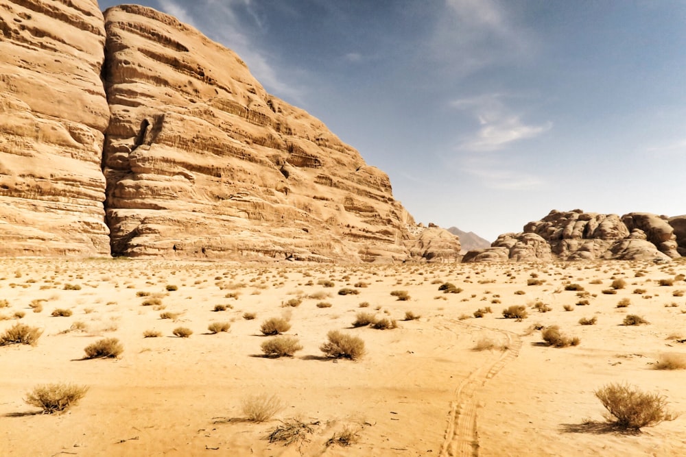 rock formation during daytime