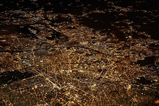 aerial photography of city