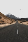 landscape of asphalt road