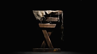 brown wooden table