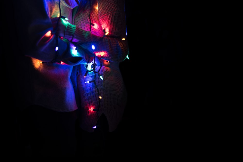 assorted-color string lights