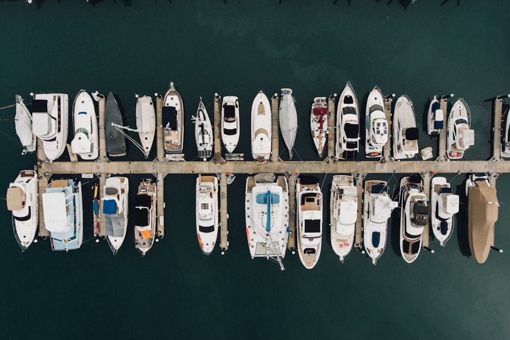 Fotografía aérea de barco