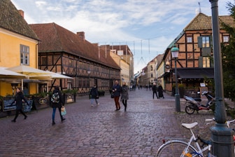 Historic European city with cobblestone streets and vibrant local life