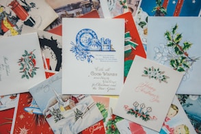 pile of greeting cards