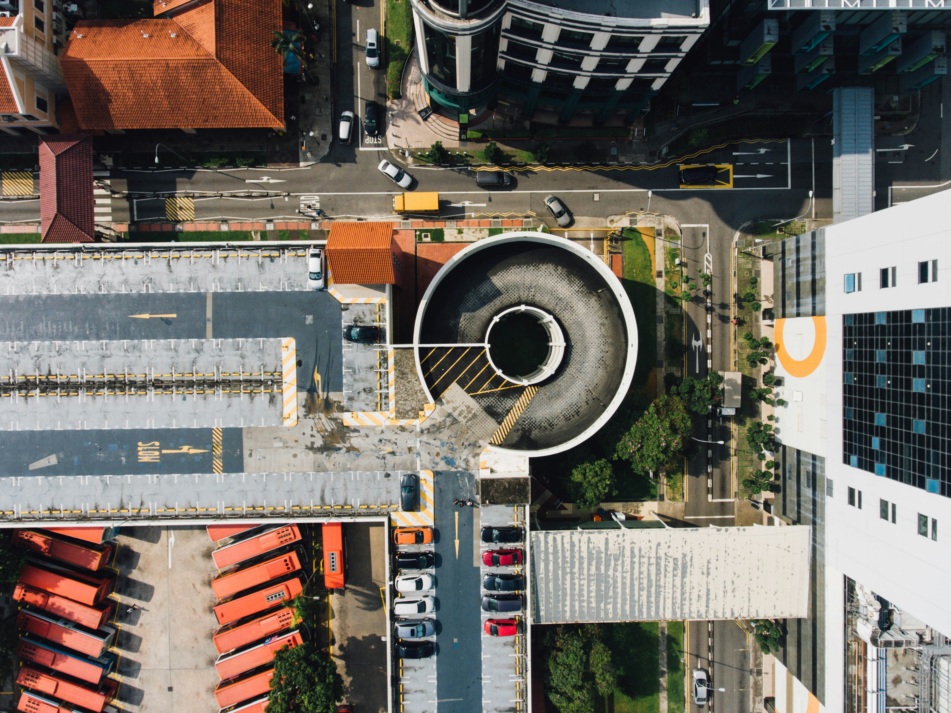 Buildings traffic Bishan Singapore