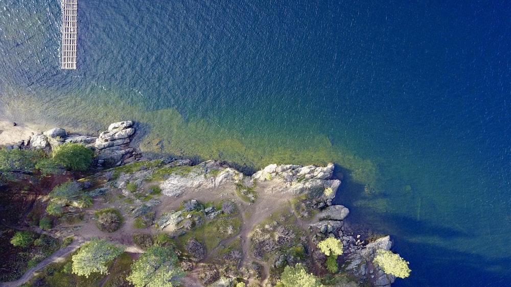 island and body of water