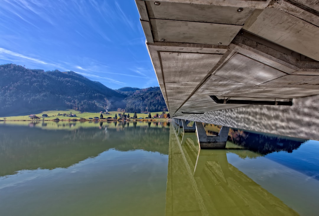 gray concrete bridge