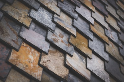 brown and gray bricks layered zoom background