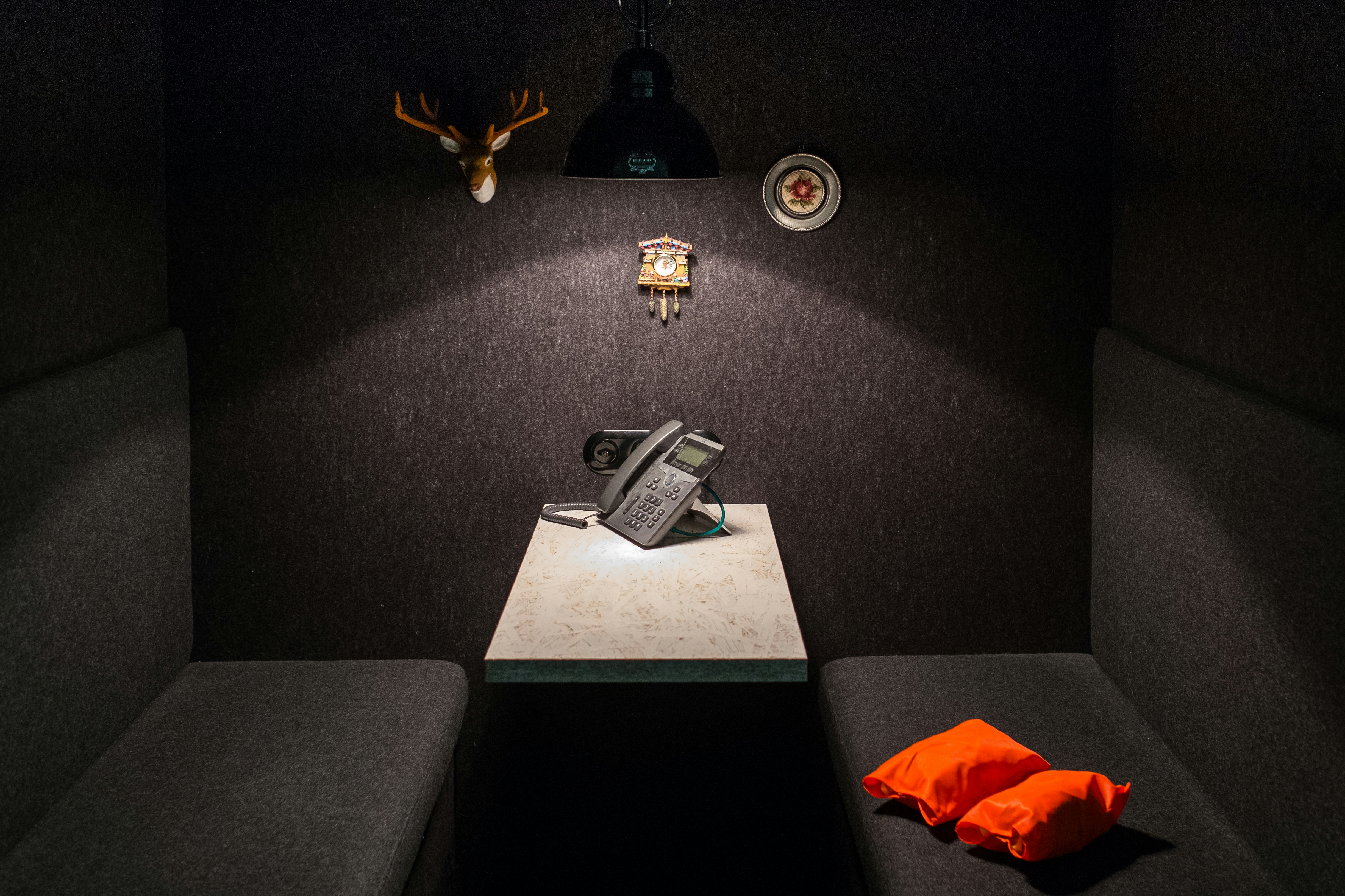 cozy textiles display