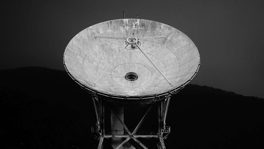 white satellite, Follow my work at instagram.com/galencrout<p></figure>This image was shot on the top of a mountain outside Taipei.