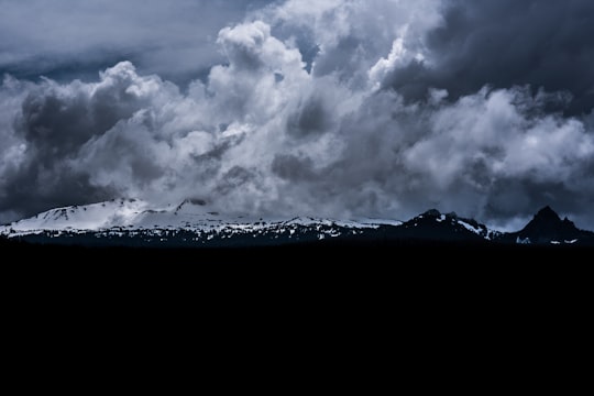 silhouette of mountain in Crescent United States