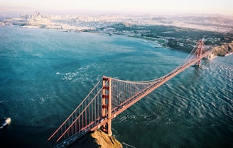 aerial view photography of Golden Gate Bridge during daytime