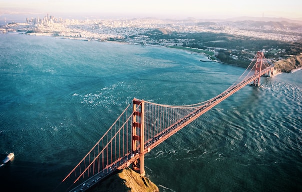 aerial view photography of Golden Gate Bridge during daytime