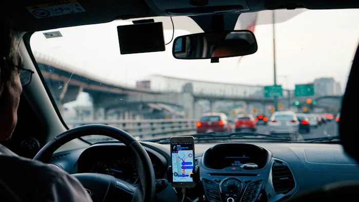 Business district for corporate chauffeur service