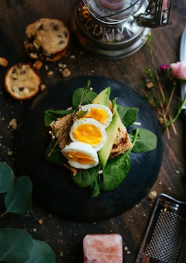 food photography,how to photograph avocado and egg toast; sandwich with boiled egg