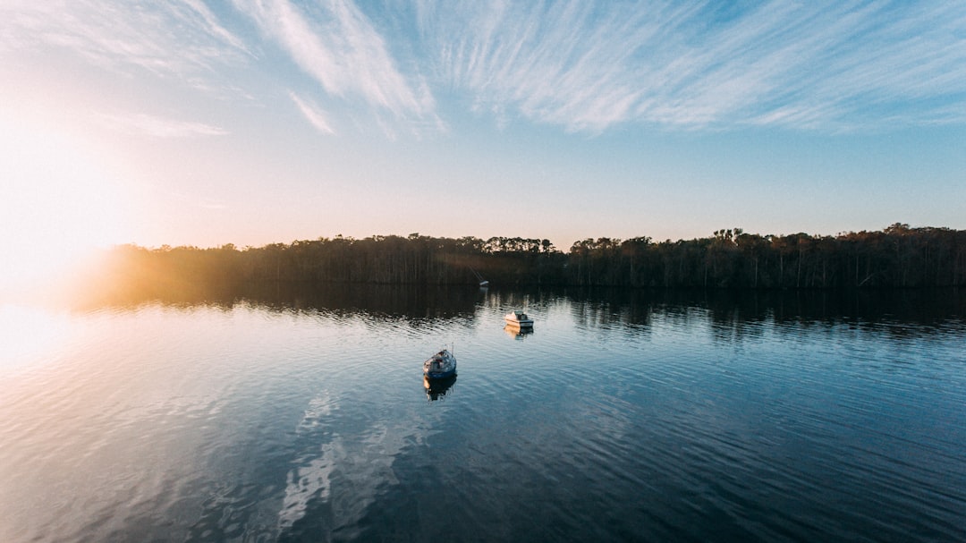 two boats on water