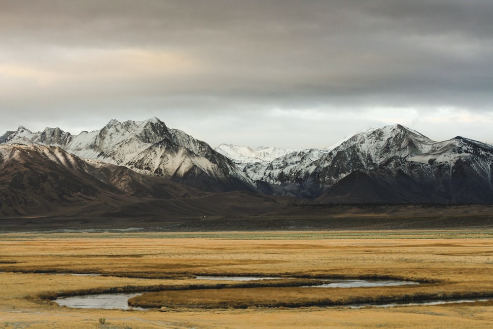 snow covered mountains during daytime