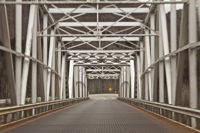 Steel bridge structure