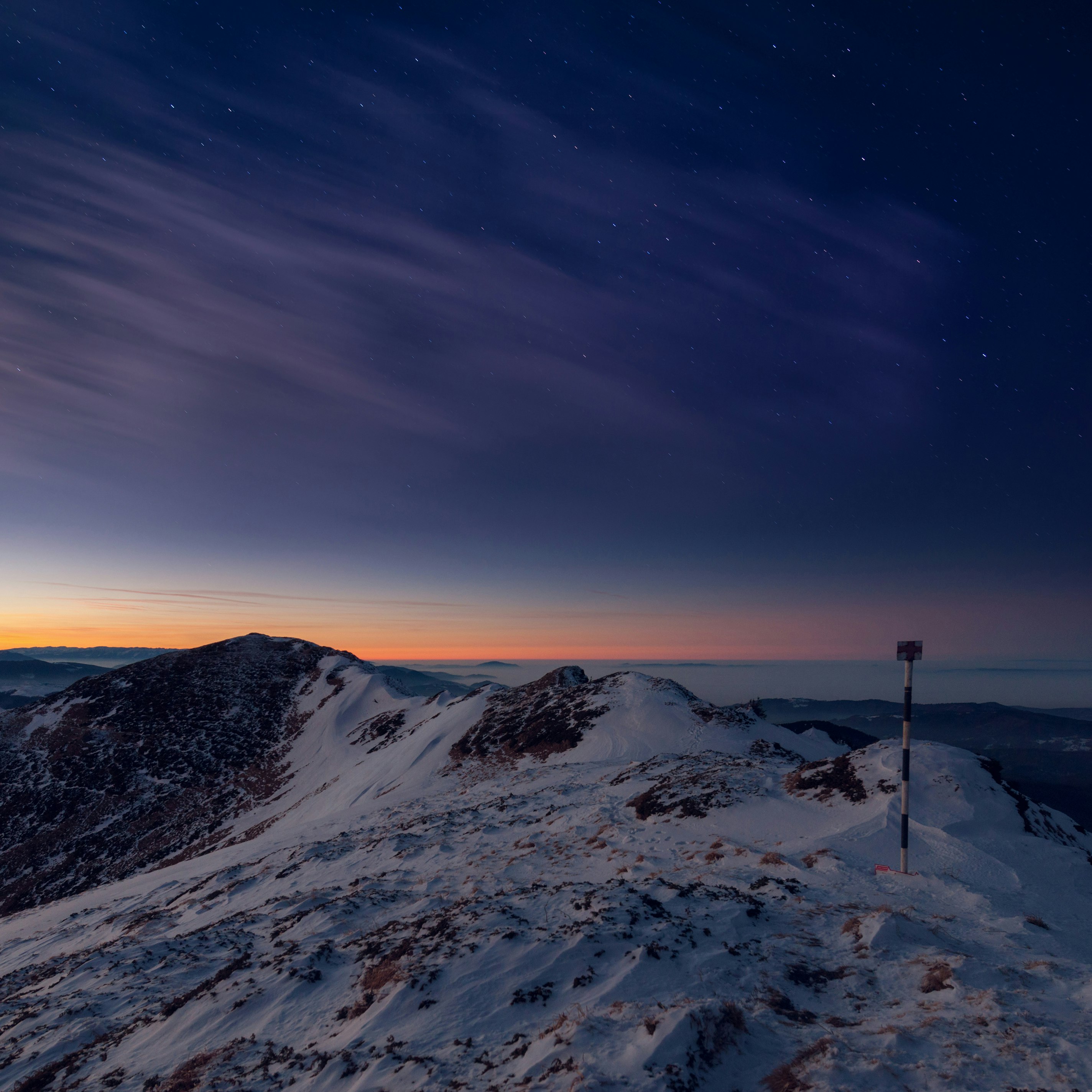 photo of mountain covered with snow