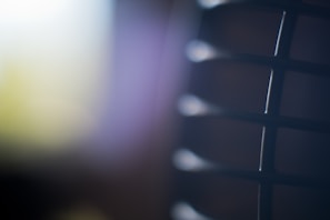 Image showing a portfolio template with a grid gallery and subtle hover animations.