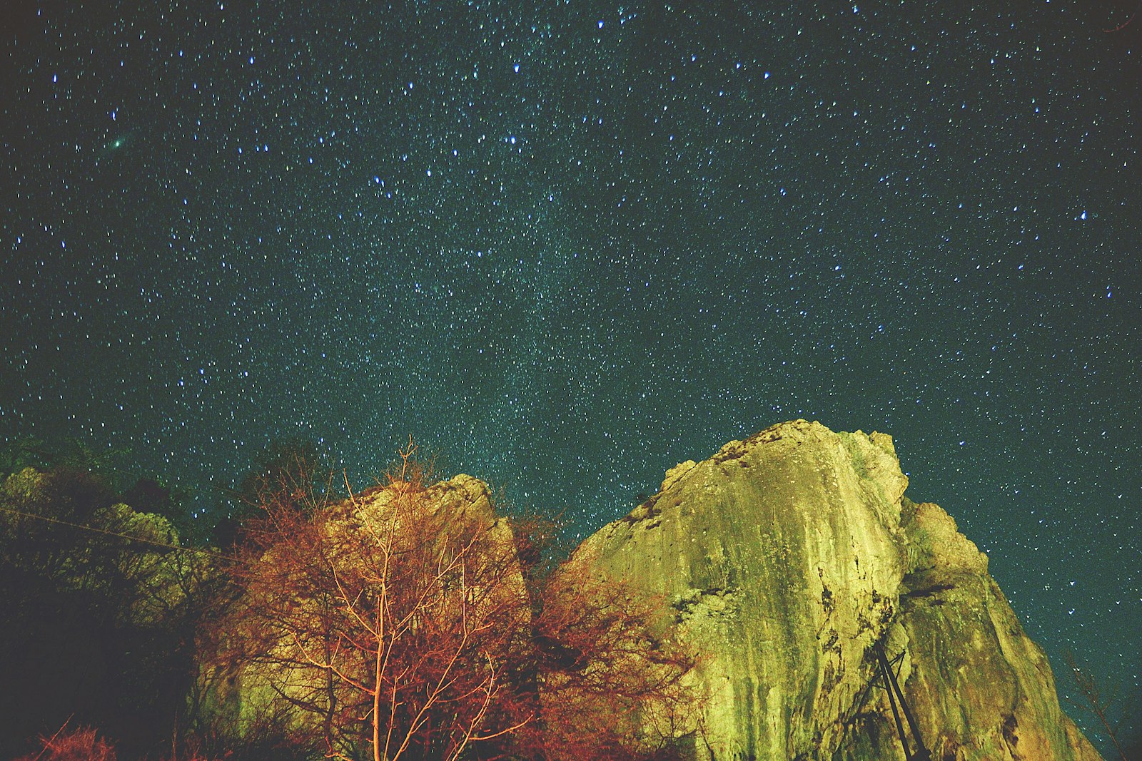 Nikon D3100 + Sigma 18-50mm F2.8 EX DC Macro sample photo. Night sky with stars photography