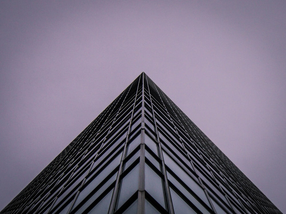 low angle photography of concrete building