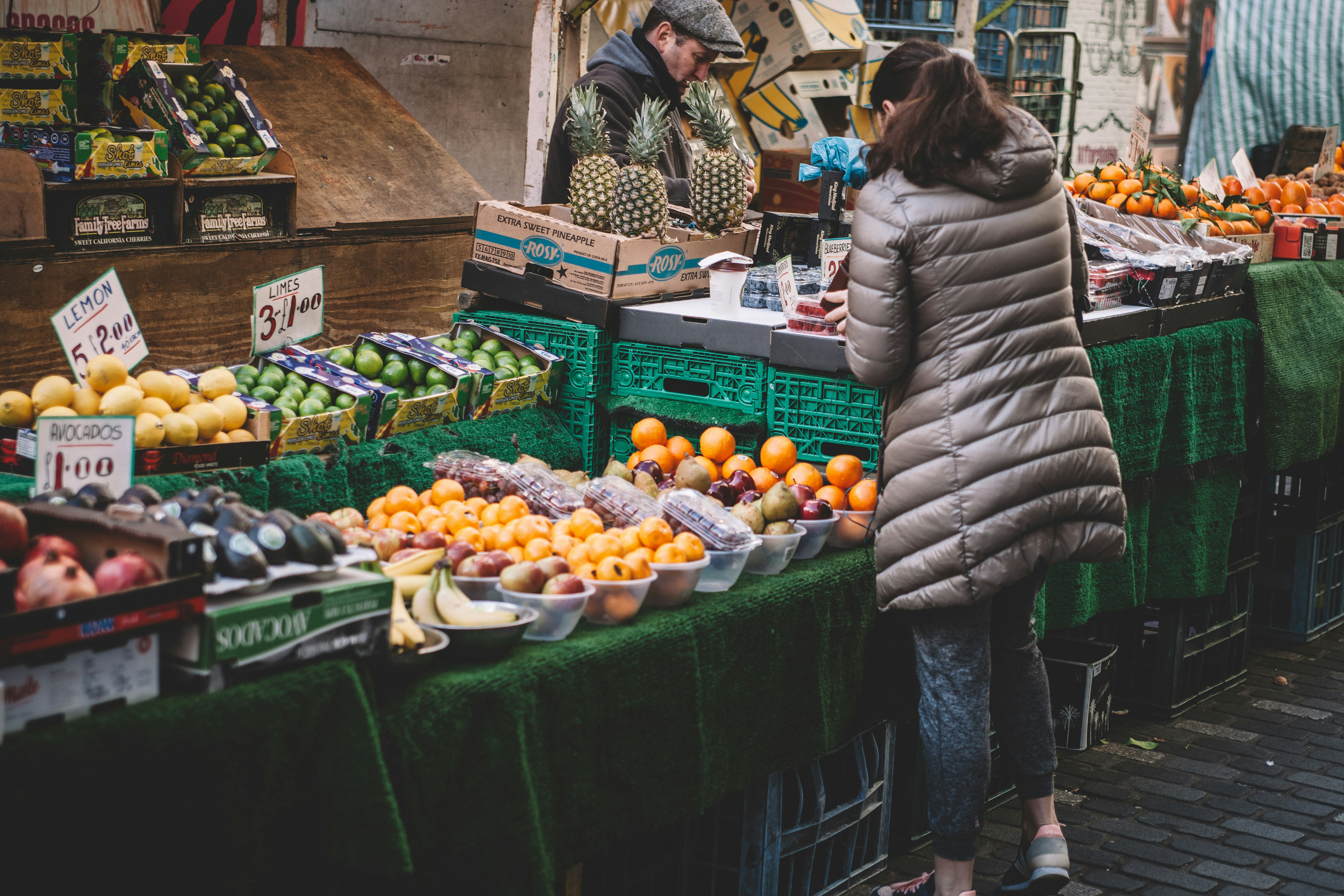 Fresh produce at New Canaan Farmers Market