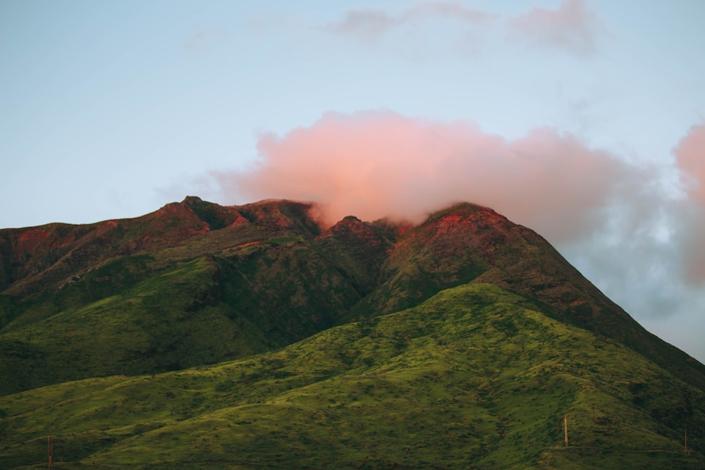 landscape photography of mountain