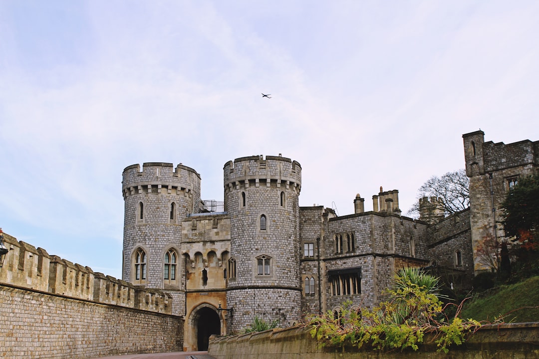 gray concrete castle at daytime, Windsor Castle