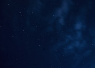 A view of the night showing stars