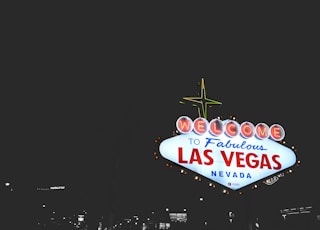 Las Vegas Nevada signage in Las Vegas, U.S.A. during nighttime