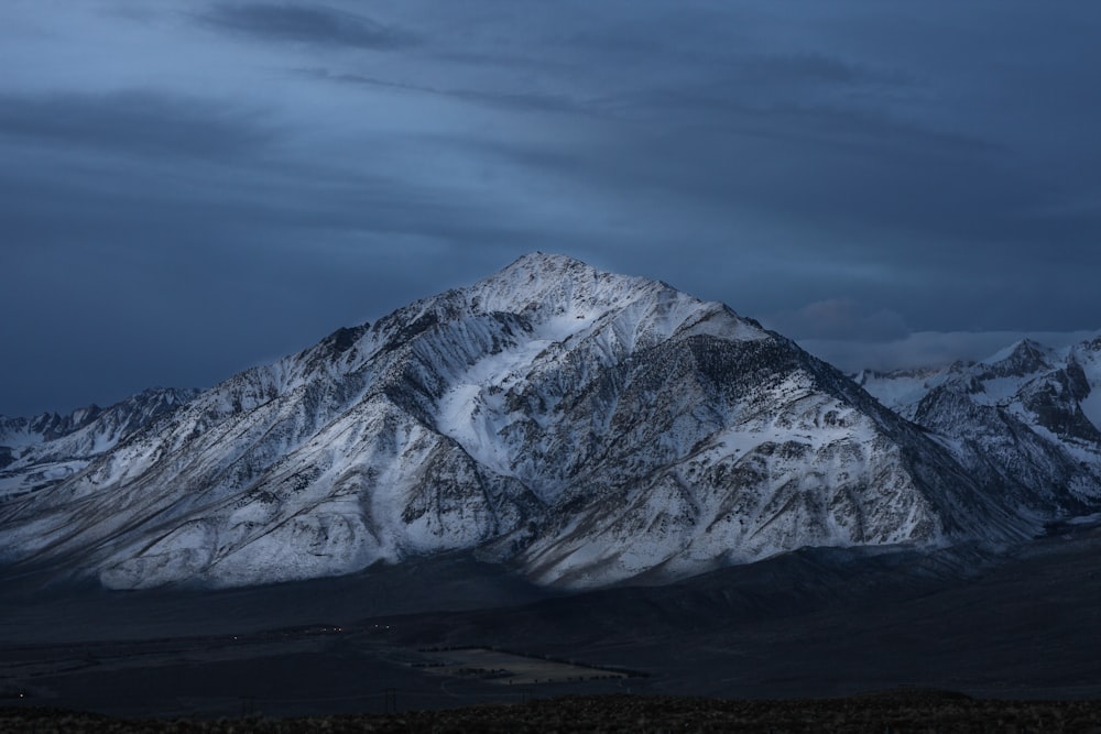 snow covered mountain