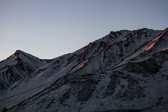 mountain covered by snow in Mammoth Lakes United States